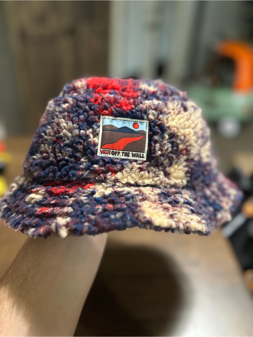 Vans Multicolor Sherpa Bucket Hat